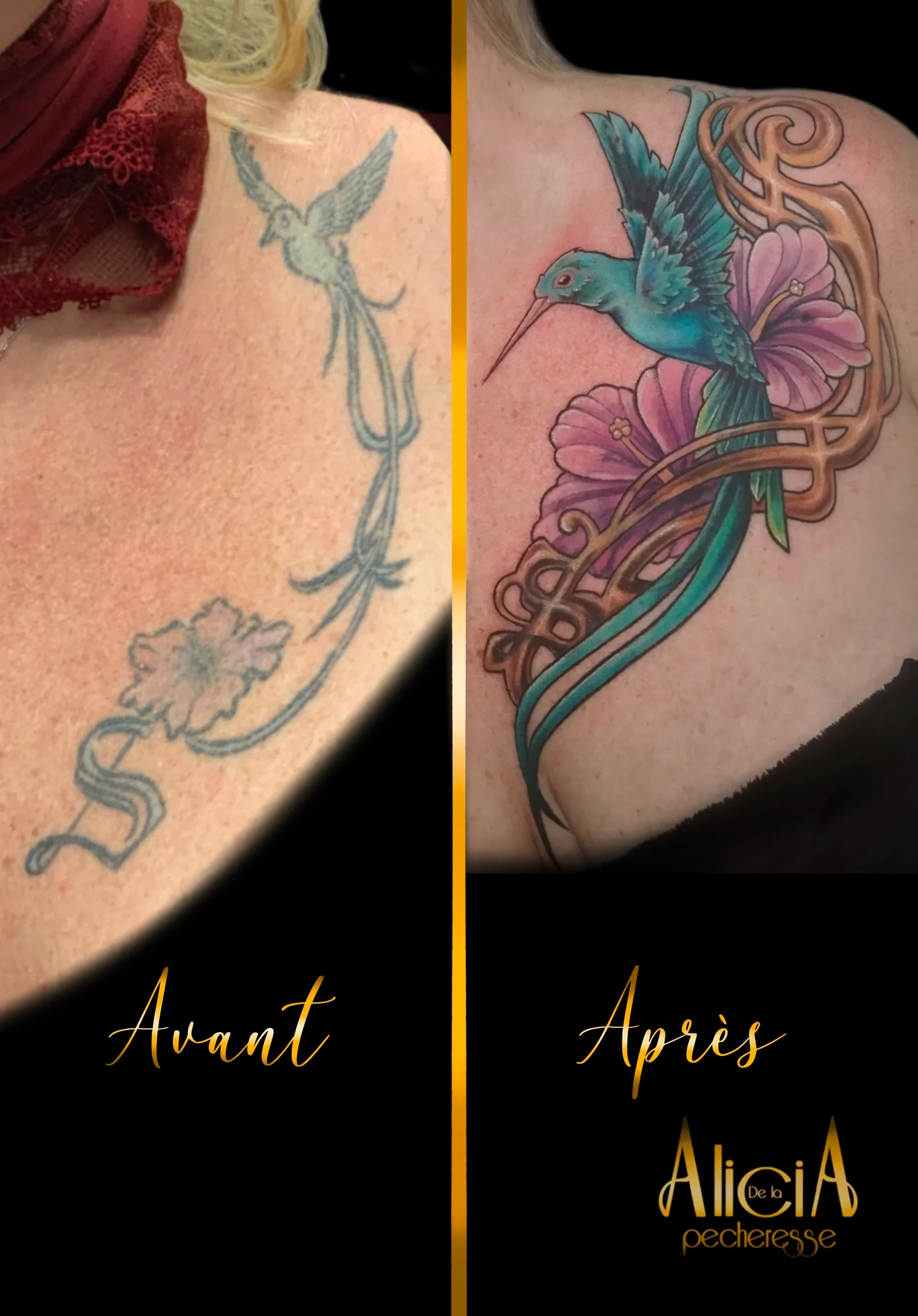 Tatouage par Alicia de la Pécheresse