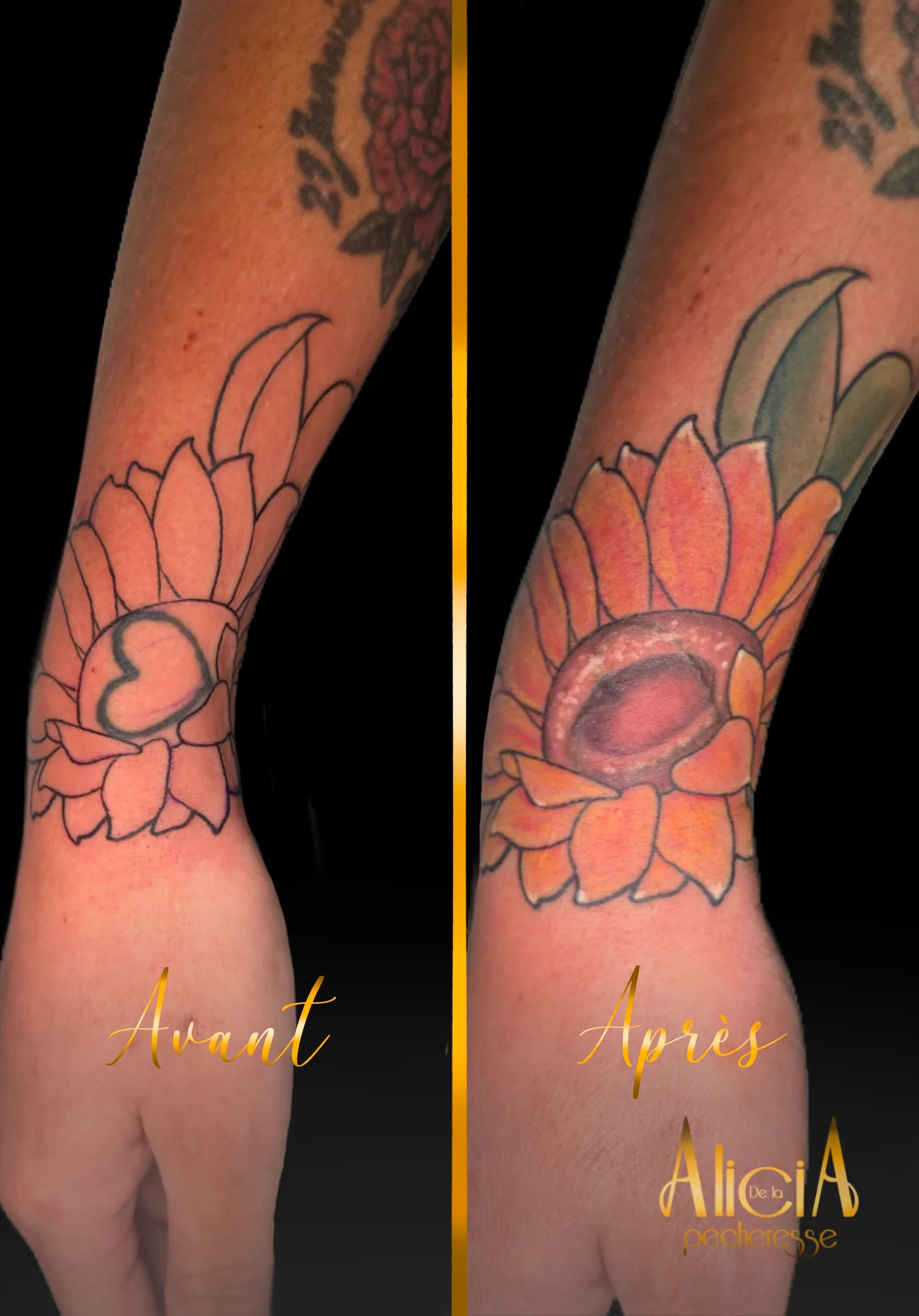 Tatouage par Alicia de la Pécheresse