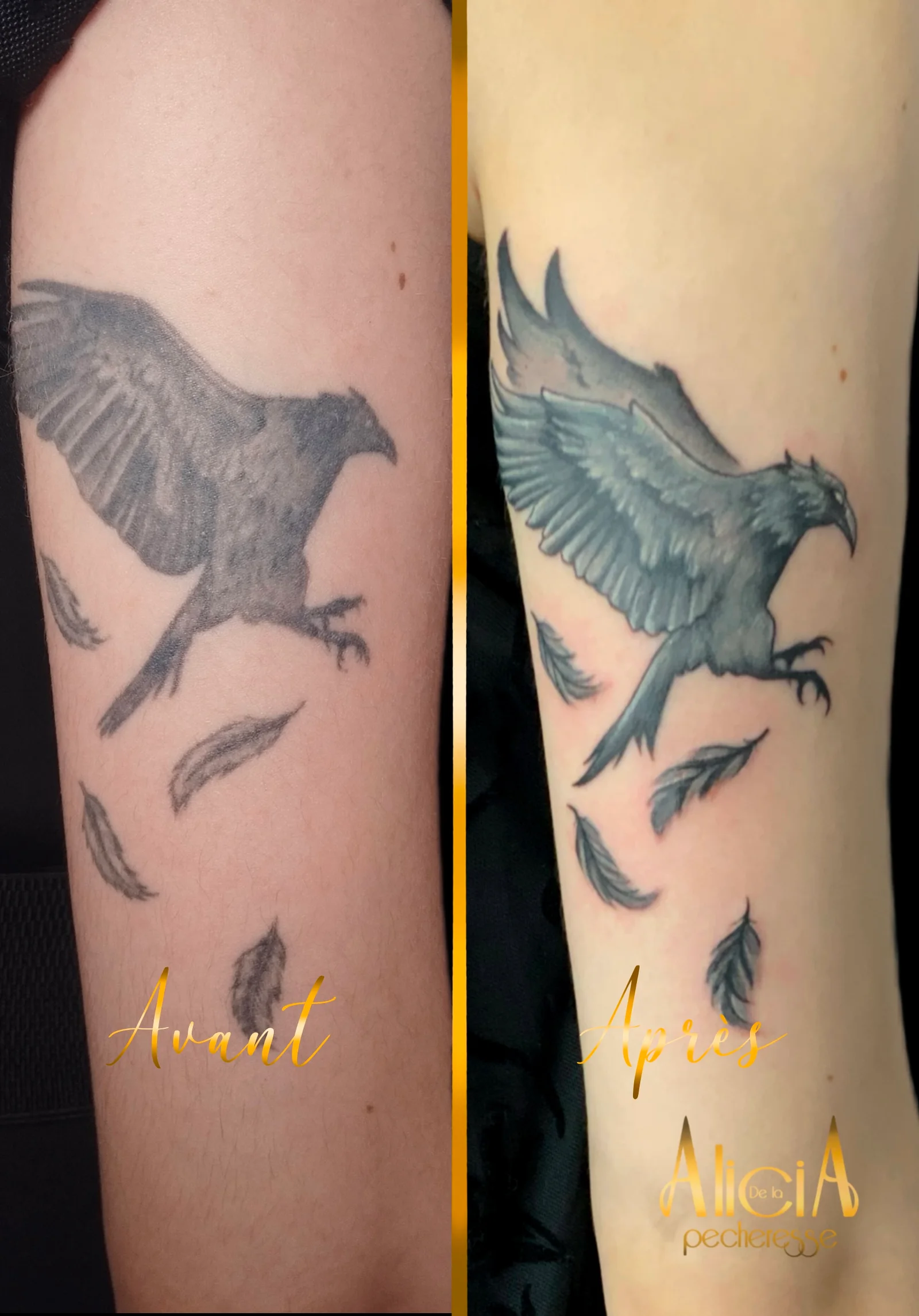Tatouage par Alicia de la Pécheresse