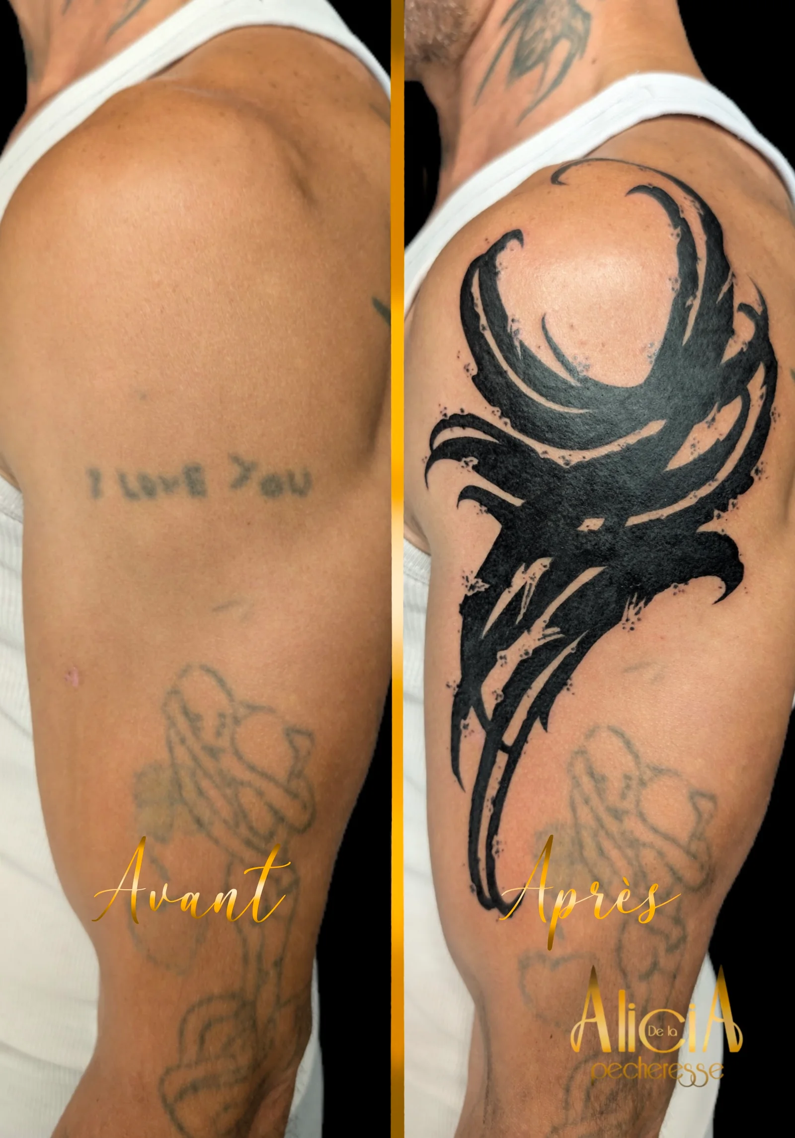 Tatouage par Alicia de la Pécheresse