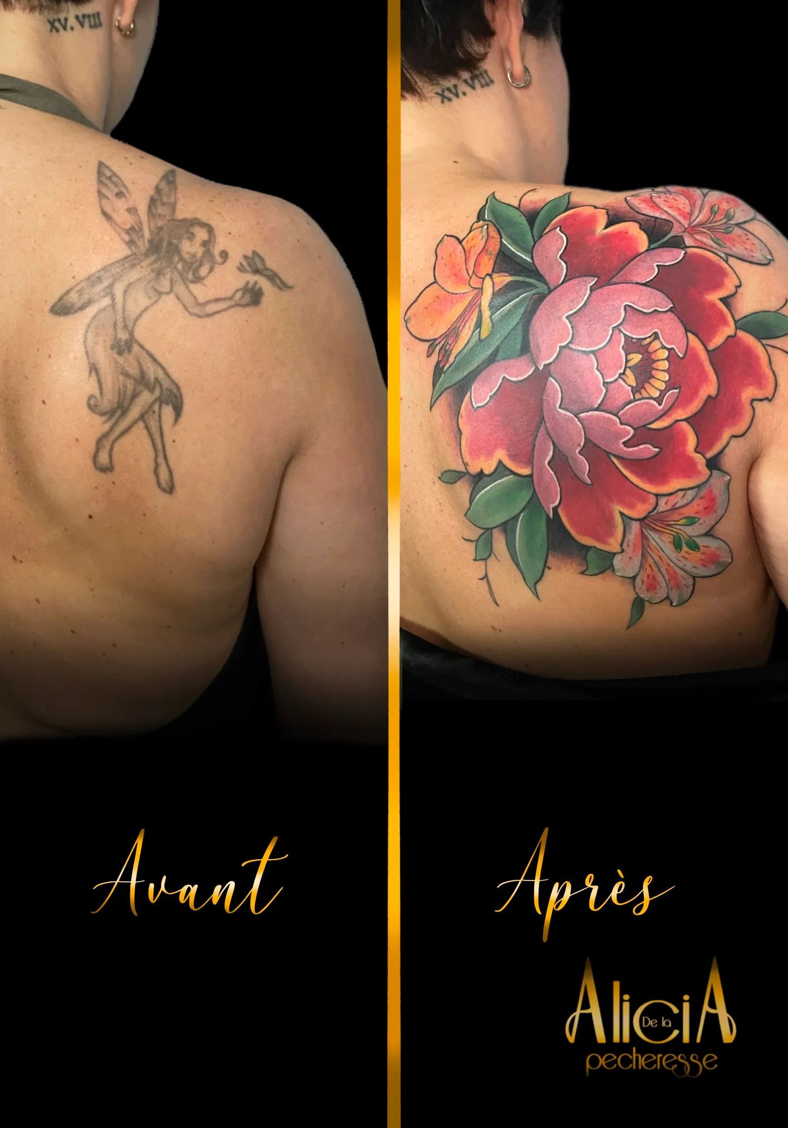 Tatouage par Alicia de la Pécheresse