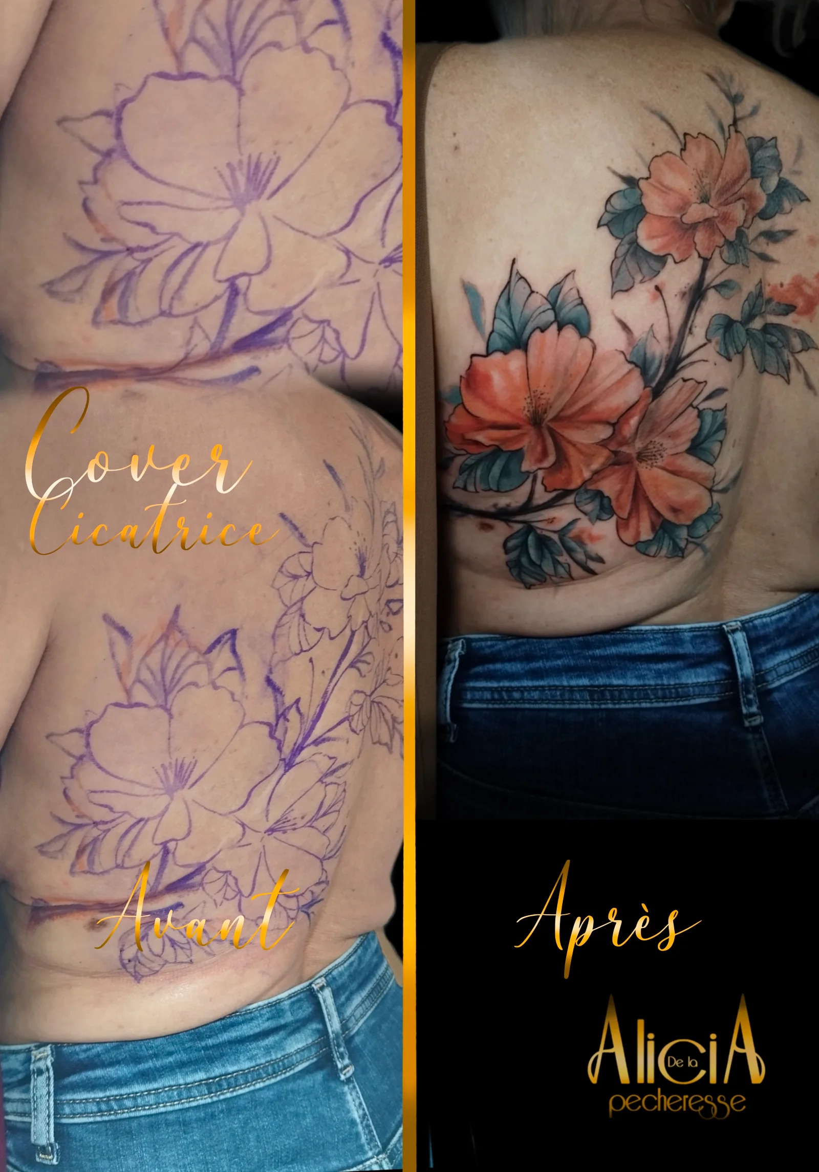 Tatouage par Alicia de la Pécheresse